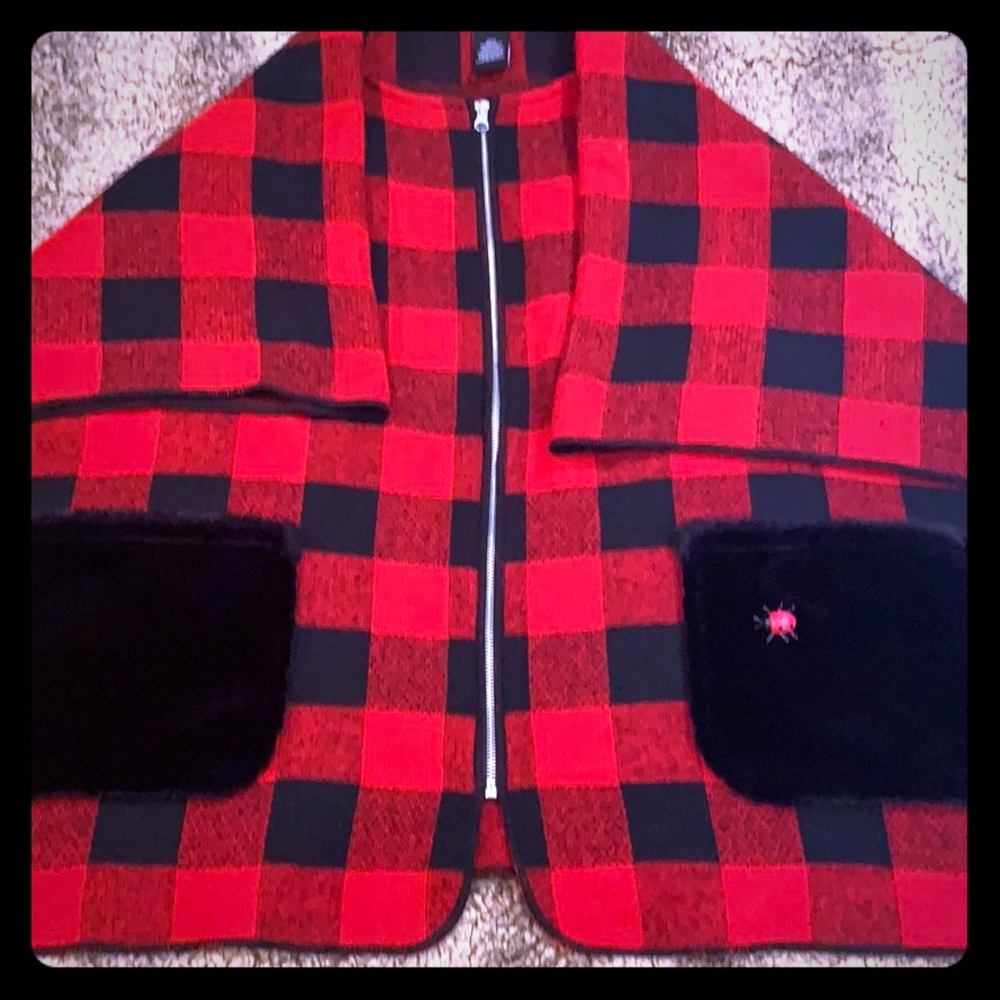Onesize Flannel Poncho